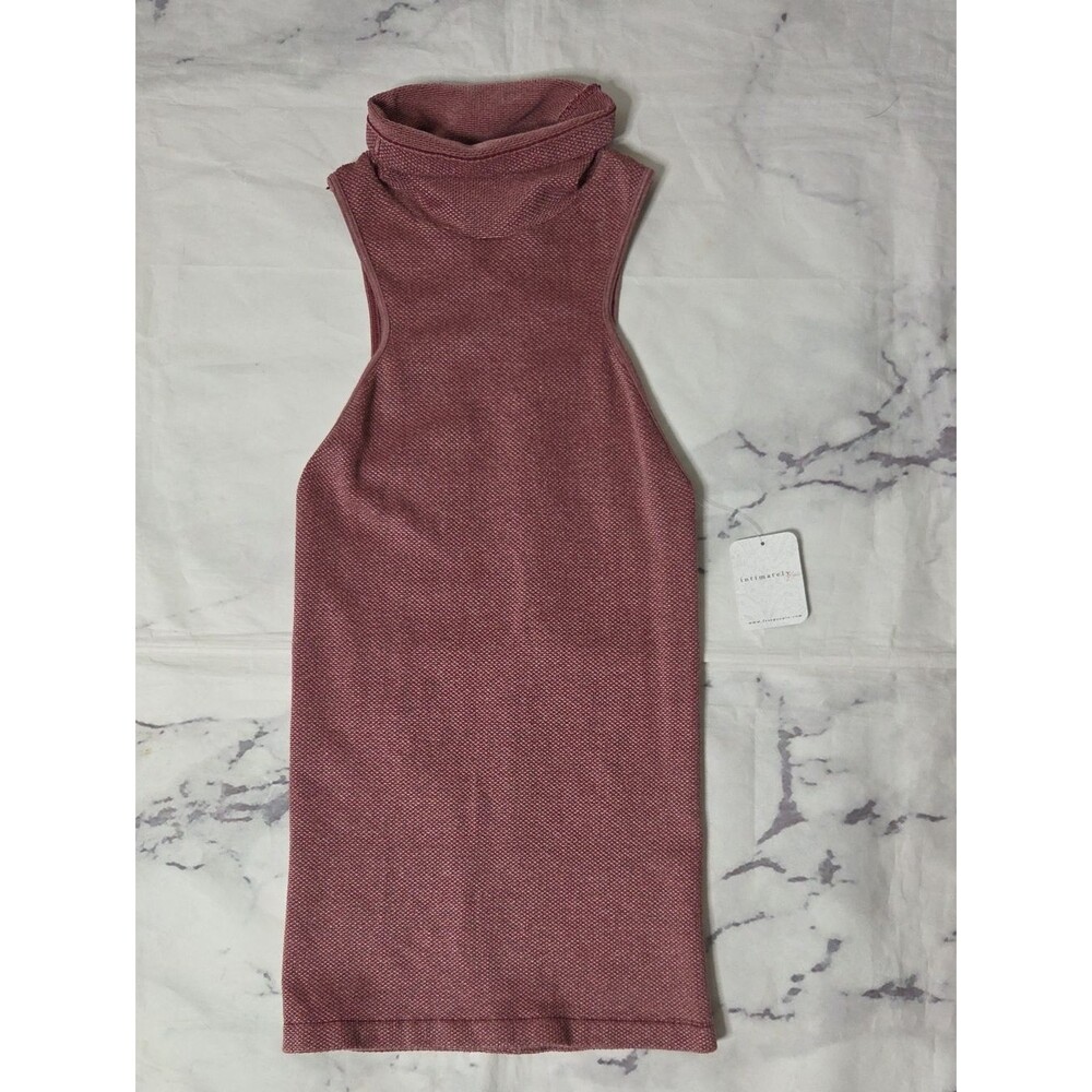 Intimately By Free People Vintage Red/Maroon Cowl Neck Tank Top